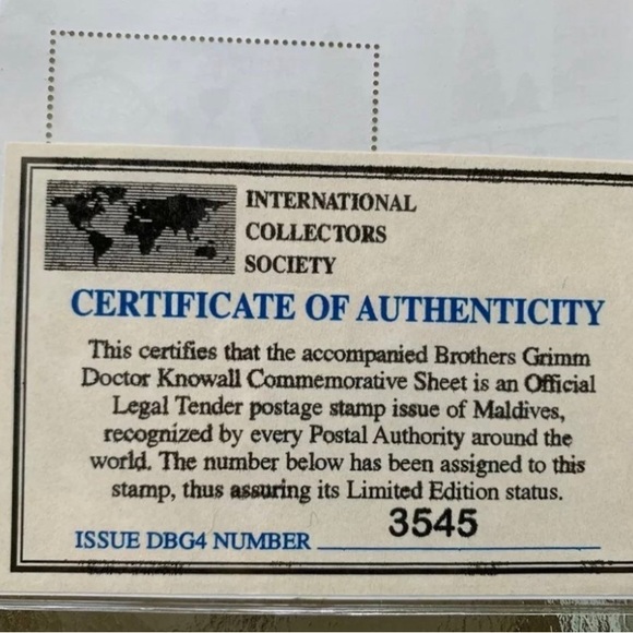 DISNEY Donald & Daisy Duck - Brothers Grimm Doctor Knowall Collectible Stamp Set - Picture 2 of 2